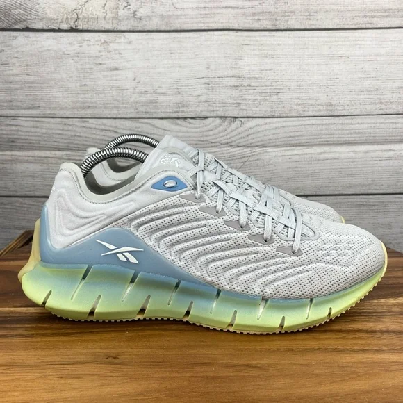 Reebok Zig Kinetica Lemon Glow Fluid Blue Training Shoe EH2811 Women’s Size 9.5 - Picture 4 of 11